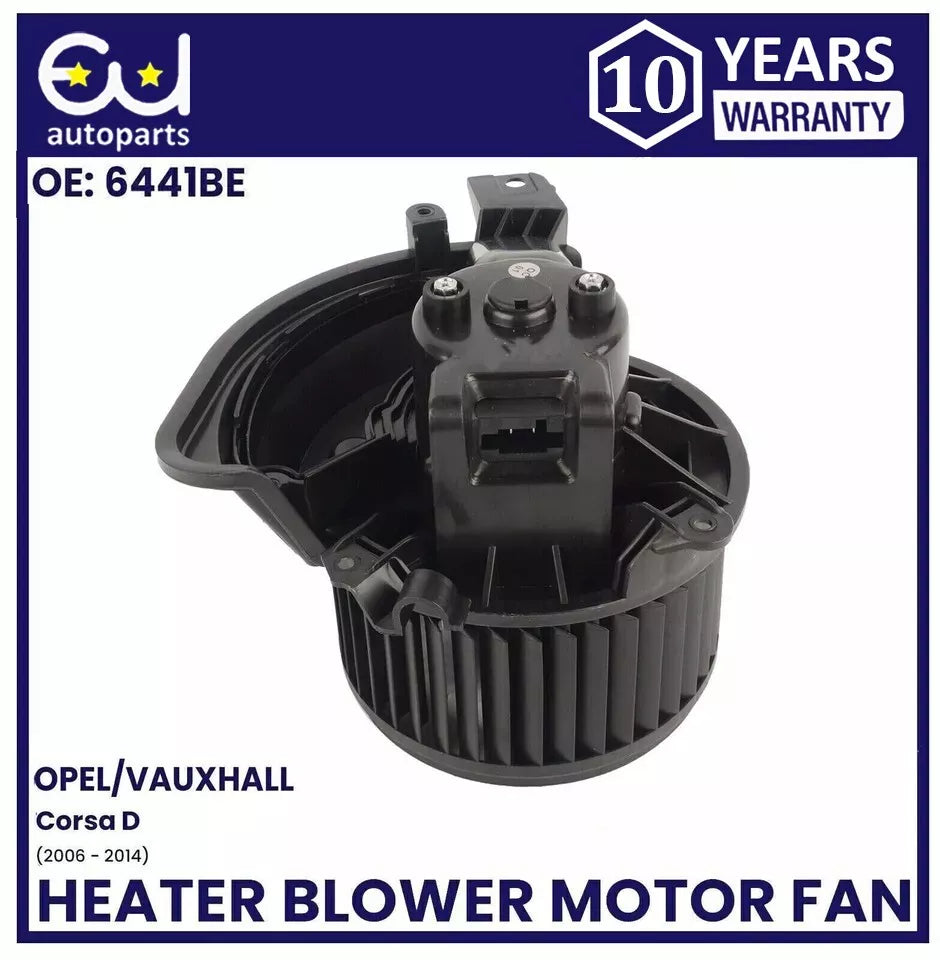 HEATER BLOWER MOTOR FAN FOR VAUXHALL CORSA D MK3 06-14 CORSA E MK4 14-20 ADAM