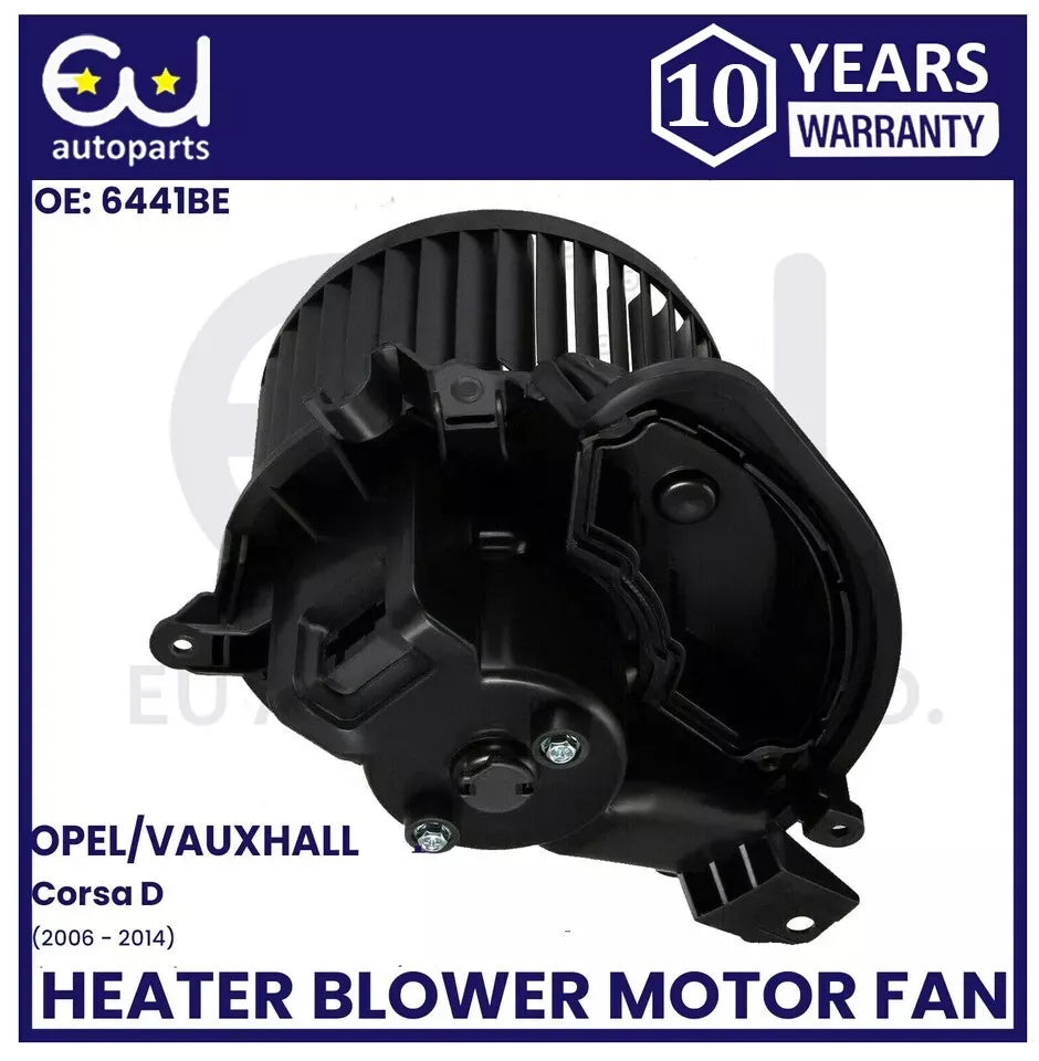 HEATER BLOWER MOTOR FAN FOR VAUXHALL CORSA D MK3 06-14 CORSA E MK4 14-20 ADAM