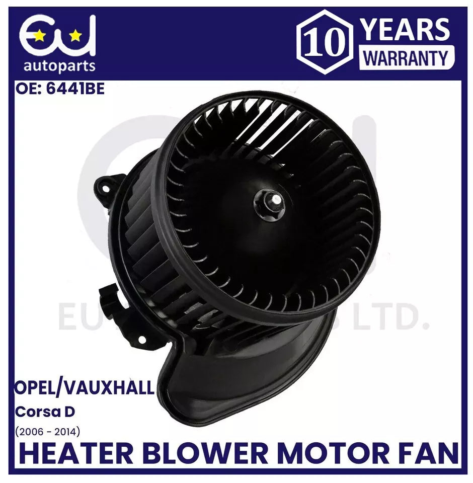 HEATER BLOWER MOTOR FAN FOR VAUXHALL CORSA D MK3 06-14 CORSA E MK4 14-20 ADAM