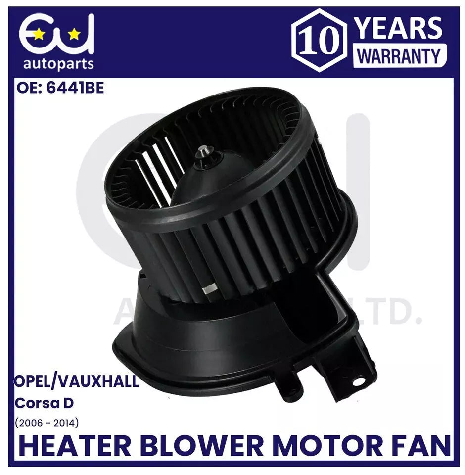 HEATER BLOWER MOTOR FAN FOR VAUXHALL CORSA D MK3 06-14 CORSA E MK4 14-20 ADAM