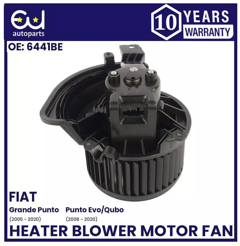 FOR FIAT FIORINO GRANDE PUNTO EVO QUBO VAN CORSA 12-2018 HEATER BLOWER MOTOR FAN