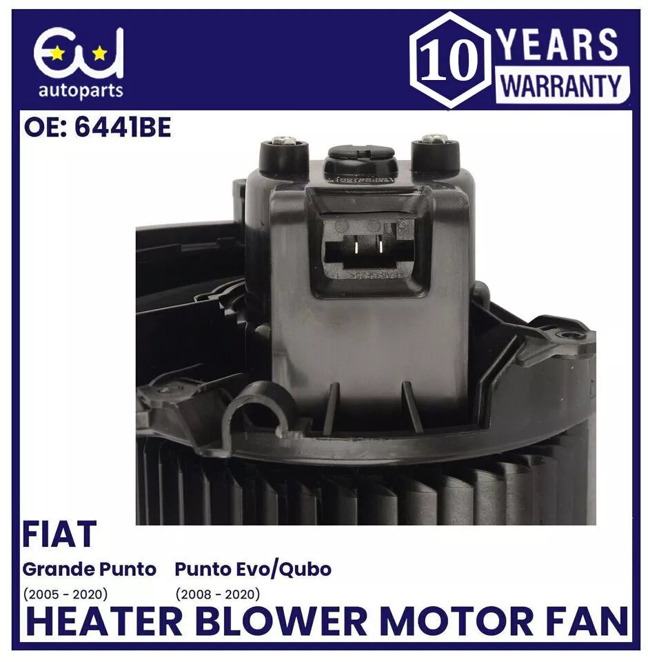 FOR FIAT FIORINO GRANDE PUNTO EVO QUBO VAN CORSA 12-2018 HEATER BLOWER MOTOR FAN