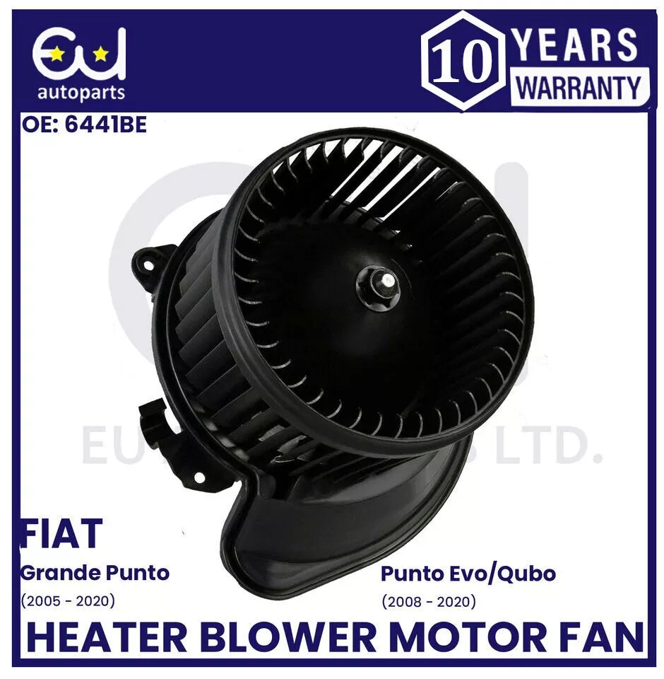 FOR FIAT FIORINO GRANDE PUNTO EVO QUBO VAN CORSA 12-2018 HEATER BLOWER MOTOR FAN