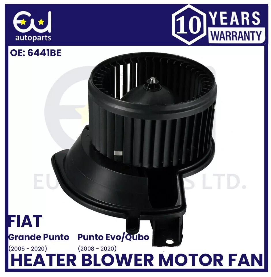 FOR FIAT FIORINO GRANDE PUNTO EVO QUBO VAN CORSA 12-2018 HEATER BLOWER MOTOR FAN