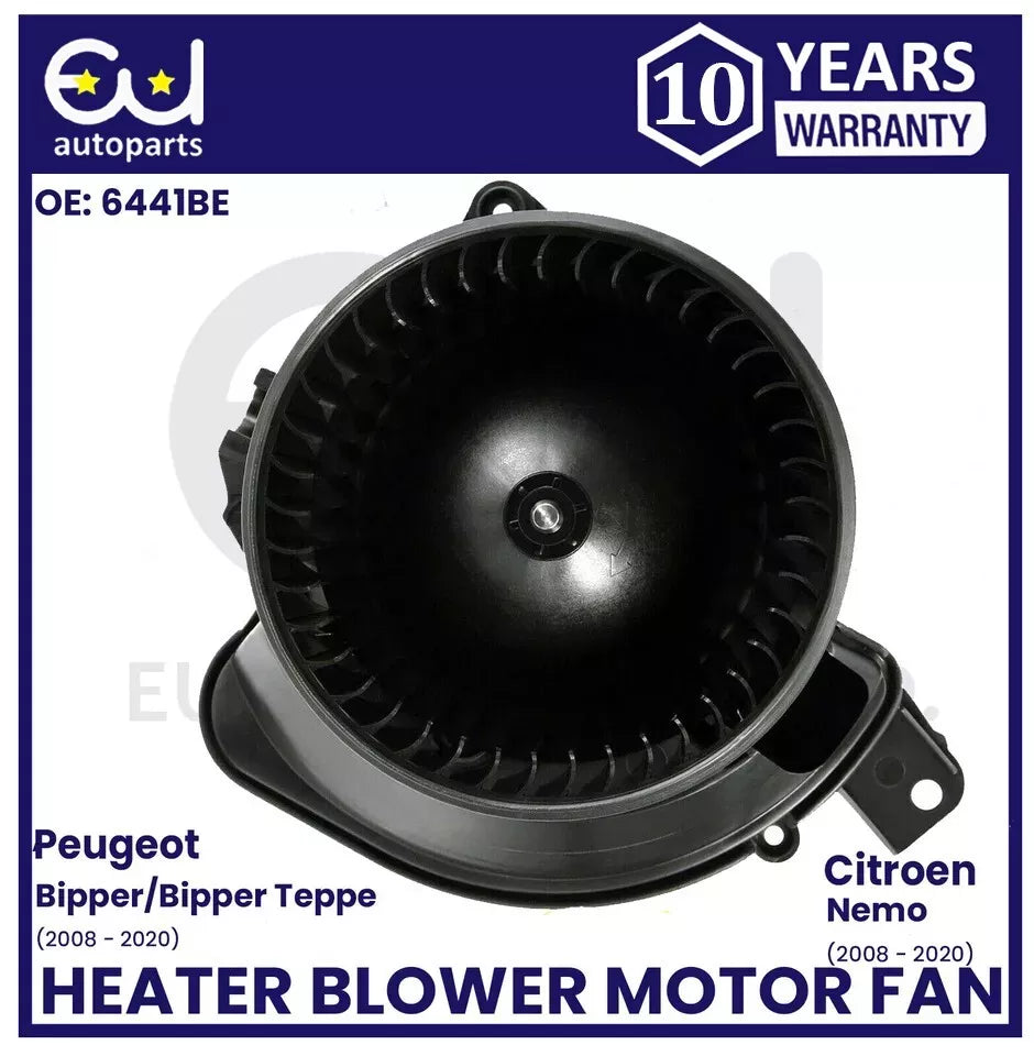 HEATER BLOWER MOTOR FAN FOR PEUGEOT BIPPER CITROEN NEMO 1.3 HDI, 1.4 HDI,1.4 NEW
