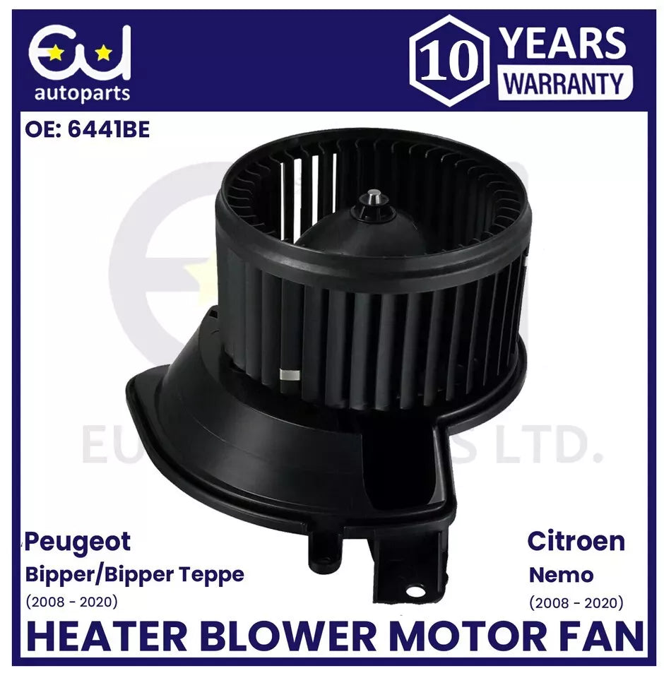 HEATER BLOWER MOTOR FAN FOR PEUGEOT BIPPER CITROEN NEMO 1.3 HDI, 1.4 HDI,1.4 NEW