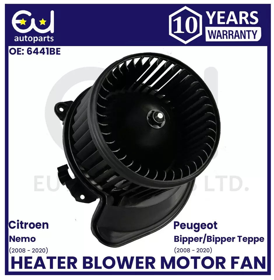 HEATER BLOWER MOTOR FAN FOR PEUGEOT BIPPER CITROEN NEMO 1.3 HDI, 1.4 HDI,1.4 NEW