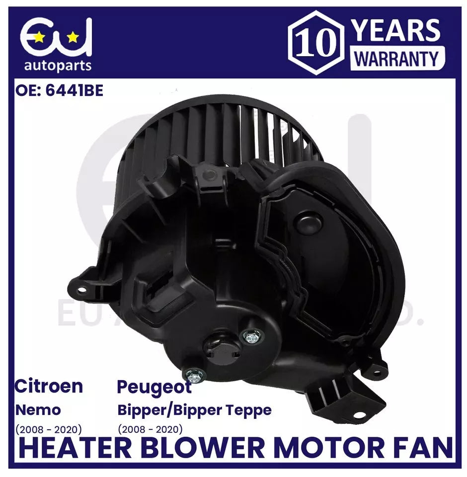HEATER BLOWER MOTOR FAN FOR PEUGEOT BIPPER CITROEN NEMO 1.3 HDI, 1.4 HDI,1.4 NEW