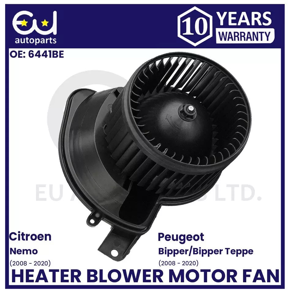 HEATER BLOWER MOTOR FAN FOR PEUGEOT BIPPER CITROEN NEMO 1.3 HDI, 1.4 HDI,1.4 NEW