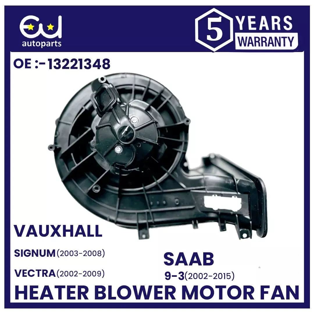 HEATER BLOWER MOTOR FAN FOR SAAB 9-3 9-3X YS3F 02-15 1.8 1.9 2.0 FIAT CROMA 194