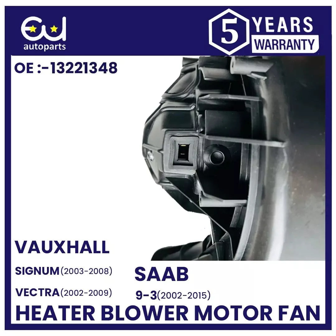 HEATER BLOWER MOTOR FAN FOR SAAB 9-3 9-3X YS3F 02-15 1.8 1.9 2.0 FIAT CROMA 194
