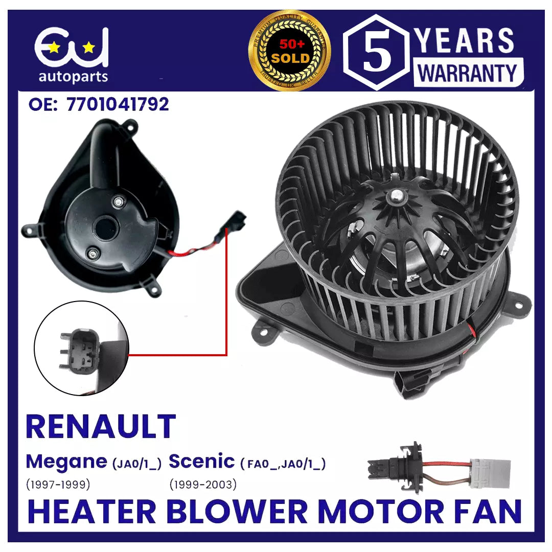 HEATER BLOWER MOTOR FAN WITH A/C FOR RENAULT MEGANE JA0 1 SCENIC MK1 1996-2003