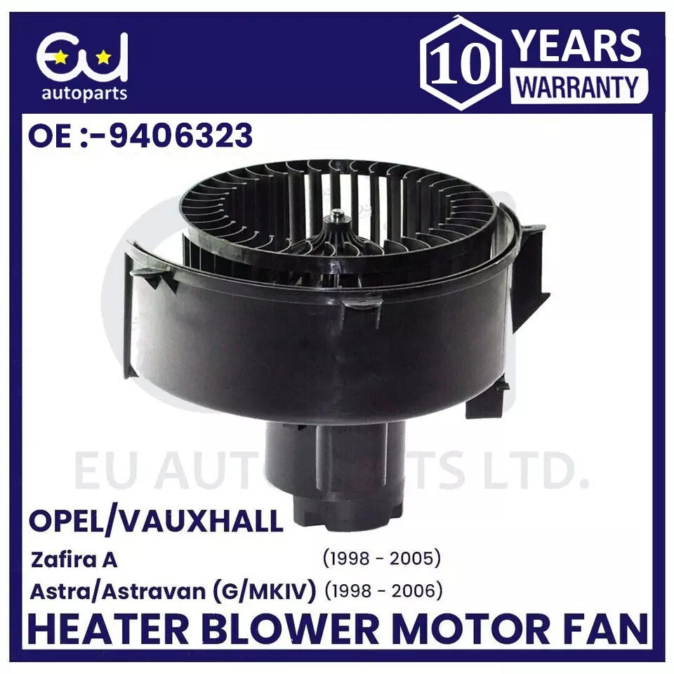 HEATER BLOWER MOTOR FAN FOR VAUXHALL OPEL ZAFIRA A T98 MK1 ASTRA G MK4 ASTRAVAN