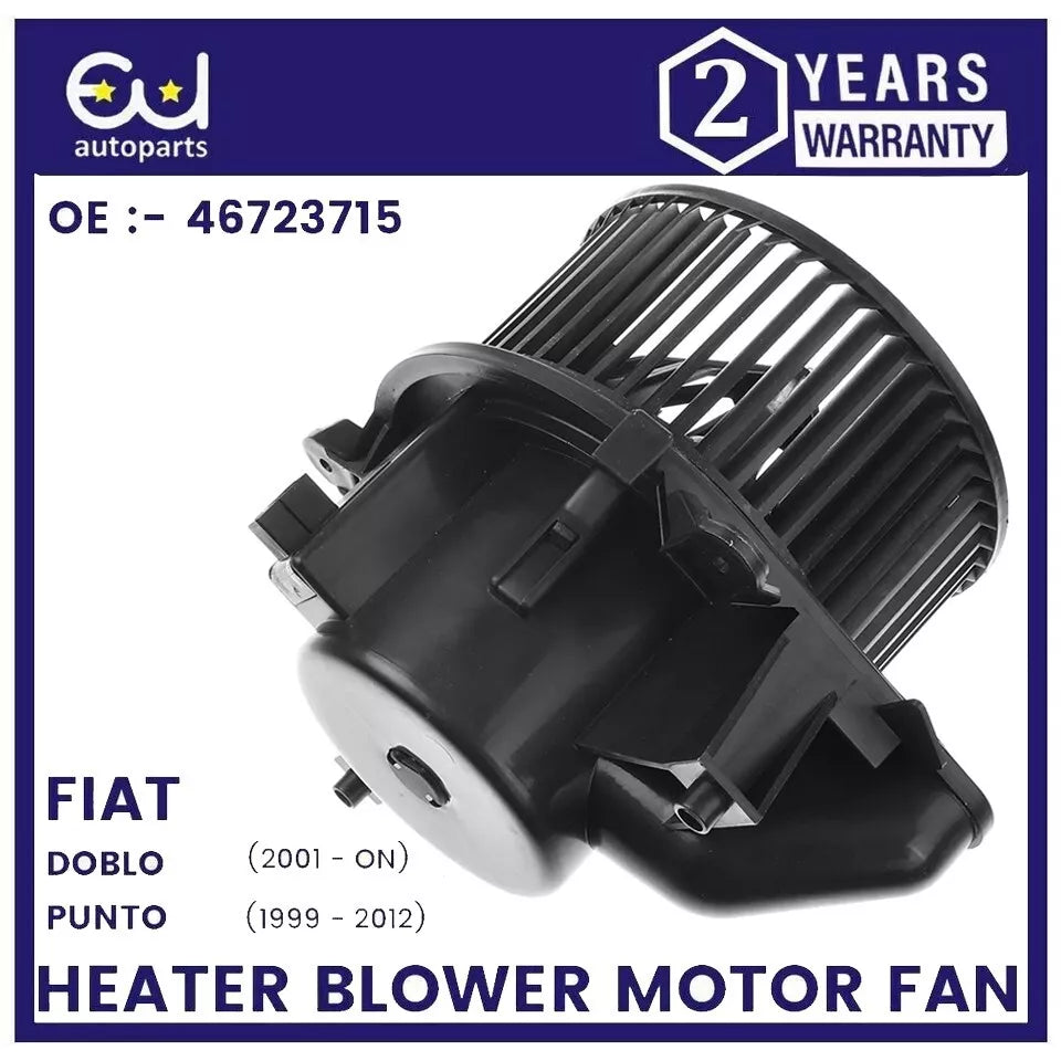 NEW HEATER BLOWER MOTOR FAN FOR FIAT DOBLO 119 223 PUNTO 188 1999-ON 46723715
