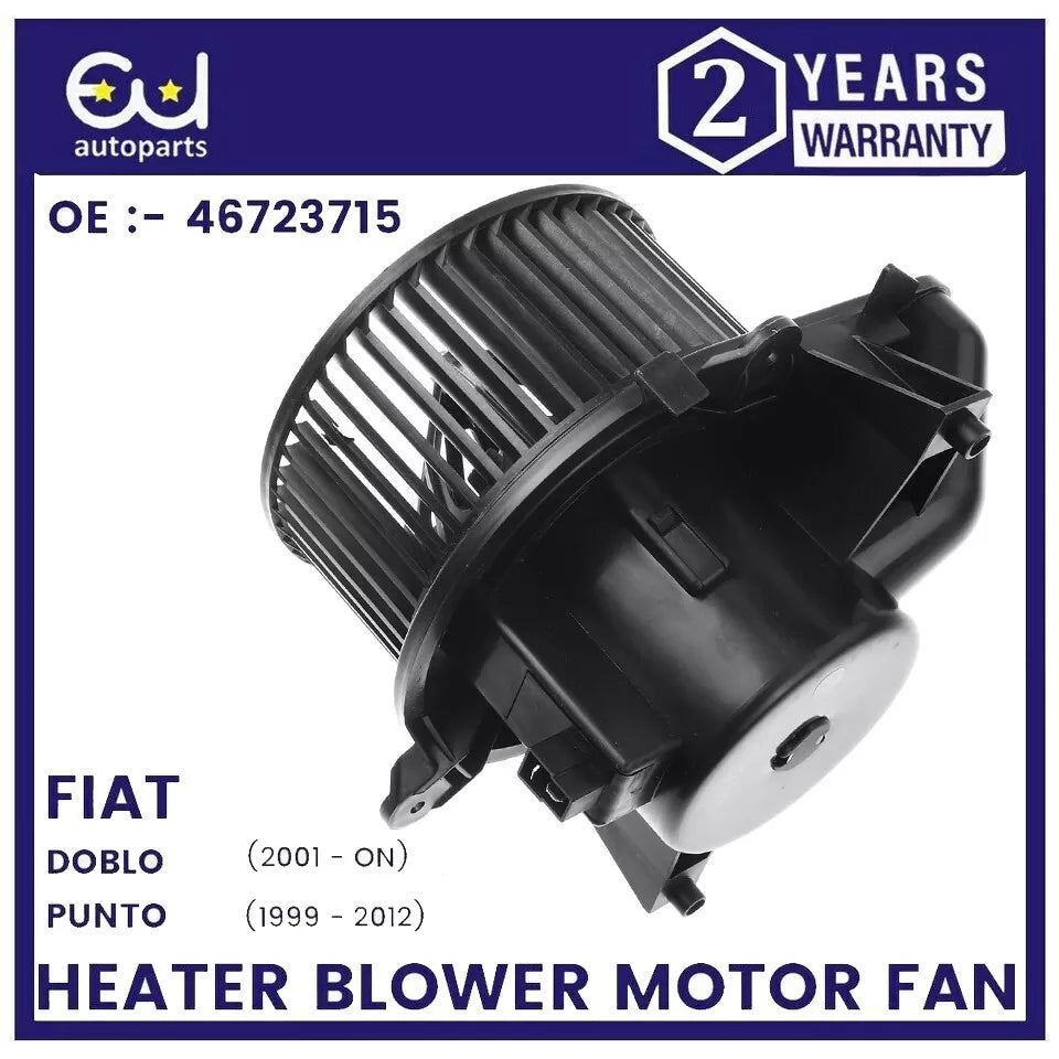 NEW HEATER BLOWER MOTOR FAN FOR FIAT DOBLO 119 223 PUNTO 188 1999-ON 46723715