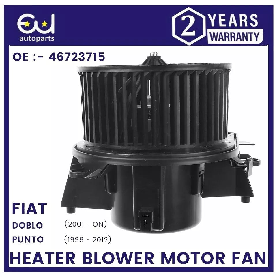 NEW HEATER BLOWER MOTOR FAN FOR FIAT DOBLO 119 223 PUNTO 188 1999-ON 46723715