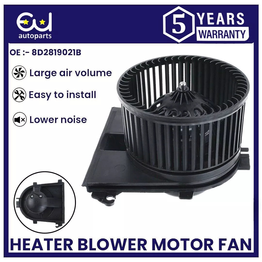 HEATER BLOWER MOTOR FAN FOR AUDI A4 B5 VW PASSAT B3 B4 B5 96-05 8D2819021B RHD