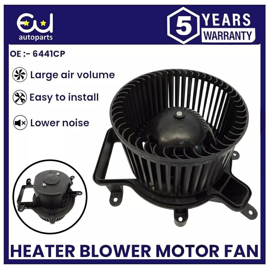 HEATER BLOWER MOTOR FAN FOR CITROEN DS5 DS PEUGEOT 3008 5008 MK1 09-2017 6441CP
