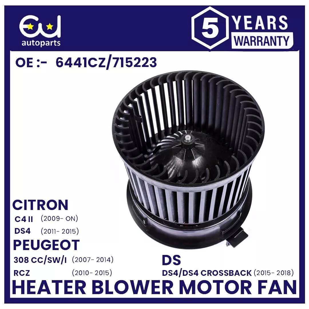 AIR CON HEATER BLOWER MOTOR FAN FOR CITREON C4 MK2 DS4 MK1 PEUGEOT 308 CC SW