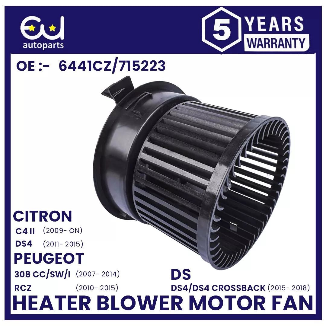 AIR CON HEATER BLOWER MOTOR FAN FOR CITREON C4 MK2 DS4 MK1 PEUGEOT 308 CC SW