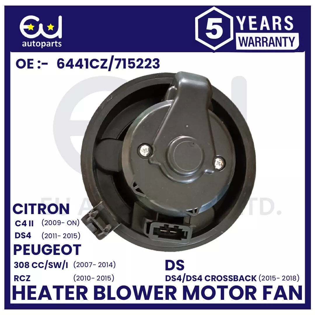 AIR CON HEATER BLOWER MOTOR FAN FOR CITREON C4 MK2 DS4 MK1 PEUGEOT 308 CC SW
