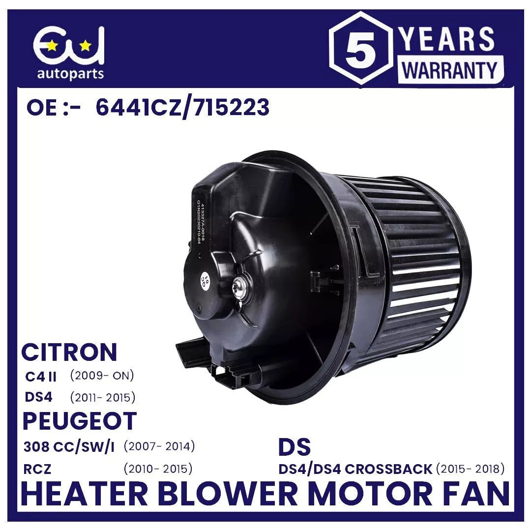 AIR CON HEATER BLOWER MOTOR FAN FOR CITREON C4 MK2 DS4 MK1 PEUGEOT 308 CC SW
