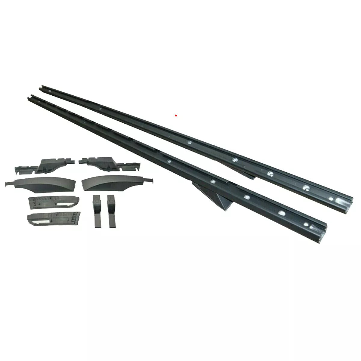 FOR LAND ROVER DISCOVERY 3 4 L319 ROOF RAILS RACK BARS BLACK FINISH OEM STYLE