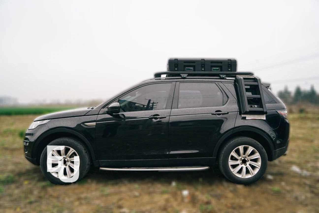 FOR LAND ROVER DISCOVERY SPORT L550 BLACK SIDE DEPLOYABLE FOLDING ROOF LADDER