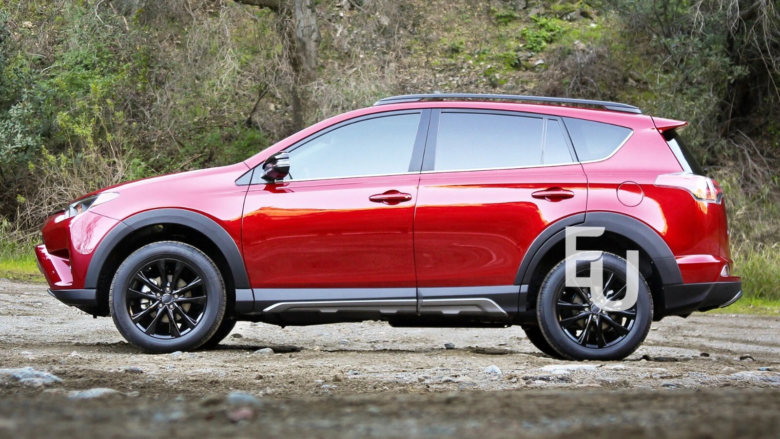 FOR TOYOTA RAV4 MK4 2012-2019 ROOF RAILS RACK BARS ALUMINIUM BLACK EUROPEN STYLE