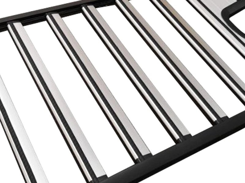 EXPEDITION STYLE ROOF RACK RAIL PLATFORM SILVER FOR LR DEFENDER L663 110 2020+