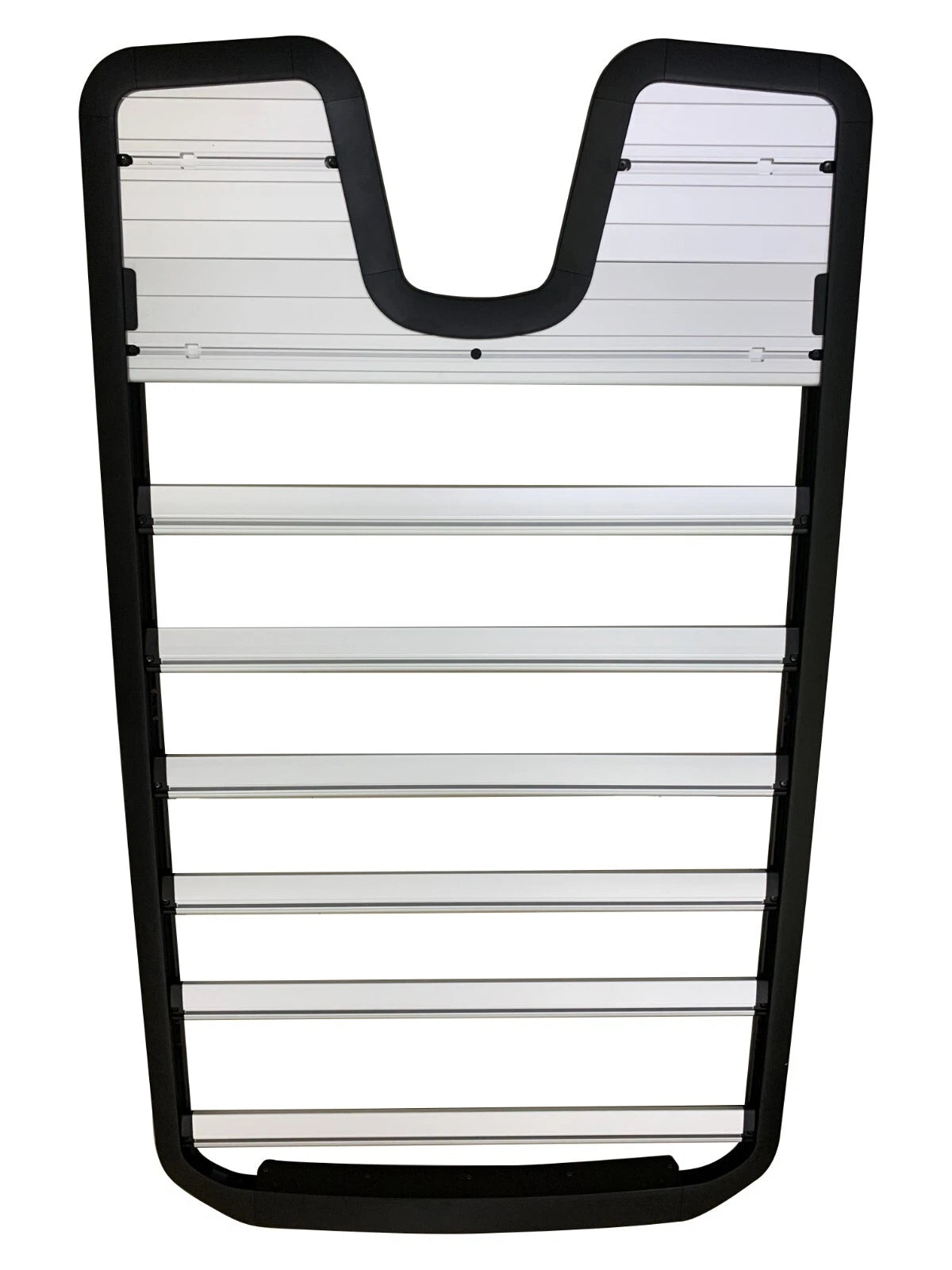 EXPEDITION STYLE ROOF RACK RAIL PLATFORM SILVER FOR LR DEFENDER L663 110 2020+