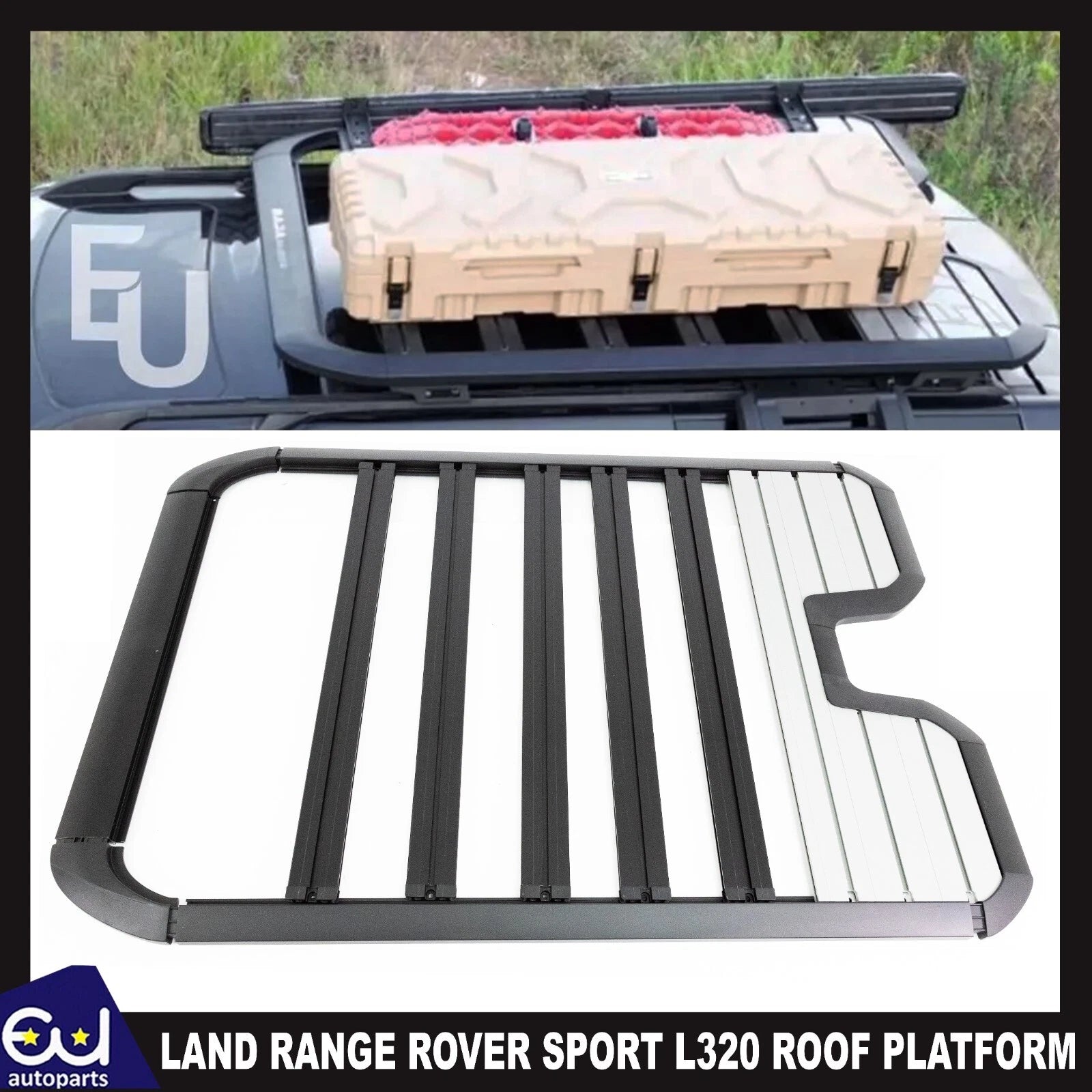 Land Rover Racking Ideas DEFENDER STYLE ROOF RAIL RACK PLATFORM BASKET FOR LAND RANGE ROVER SPO