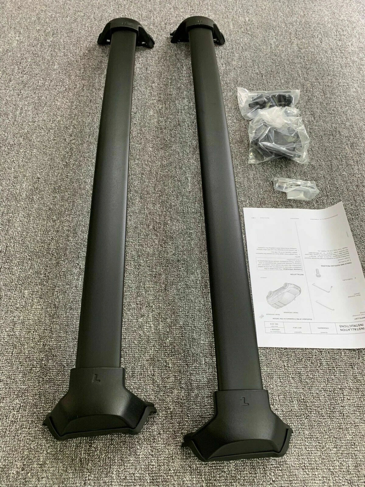 FOR HONDA CRV CR-V MK5 CROSS BARS ROOF RAILS RACK BAR 2016+ ALUMINIUM BLACK 100%