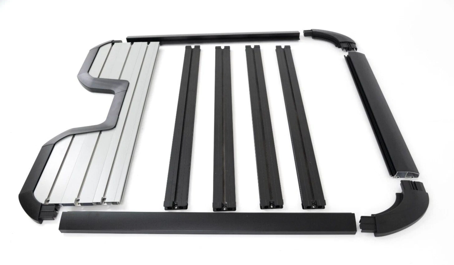 DEFENDER STYLE EXPEDITION ROOF RACK BASKET LUGGAGE BARS FOR FORD RANGER T7 11-22
