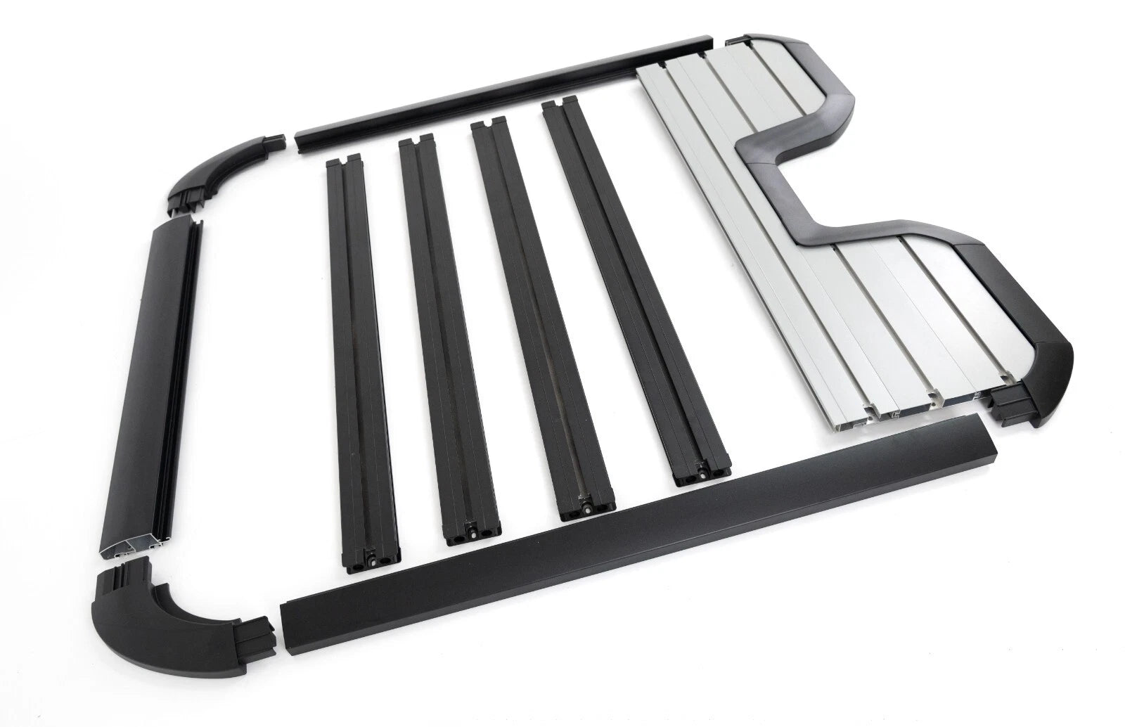 DEFENDER STYLE EXPEDITION ROOF RACK BASKET LUGGAGE BARS FOR FORD RANGER T7 11-22