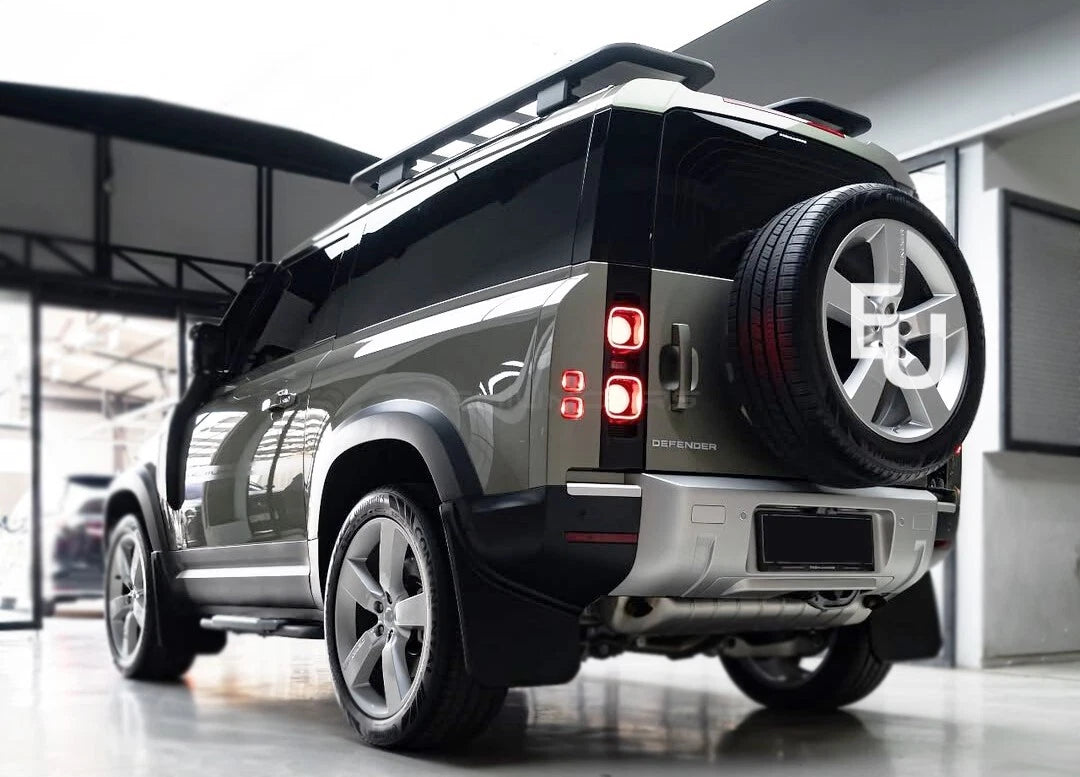 ROOF RACK RAIL CARGO CARRIER PLATFORM SILVER FOR LAND ROVER DEFENDER L663 90 20+