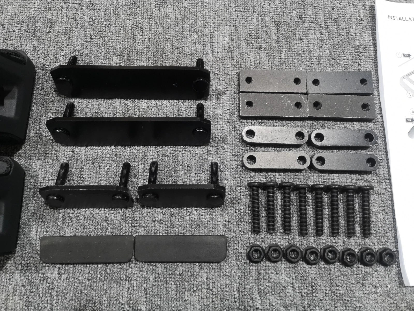 ROOF RACK RAIL CARGO CARRIER PLATFORM SILVER FOR LAND ROVER DEFENDER L663 90 20+