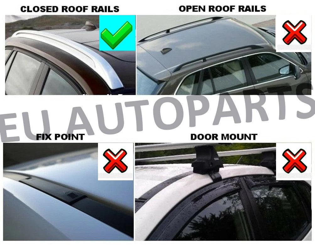 FOR LAND ROVER DISCOVERY SPORT LC/L550 2015+ LOCKABLE ROOF CROSS BARS RACK STYLE