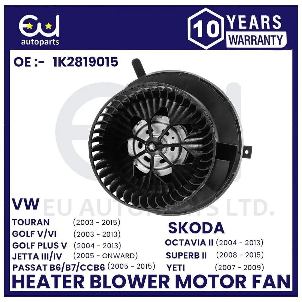 HEATER BLOWER MOTOR FAN FOR SEAT ALHAMBRA LEON ALTEA XL TOLEDO MK3 AUDI A3 Q3