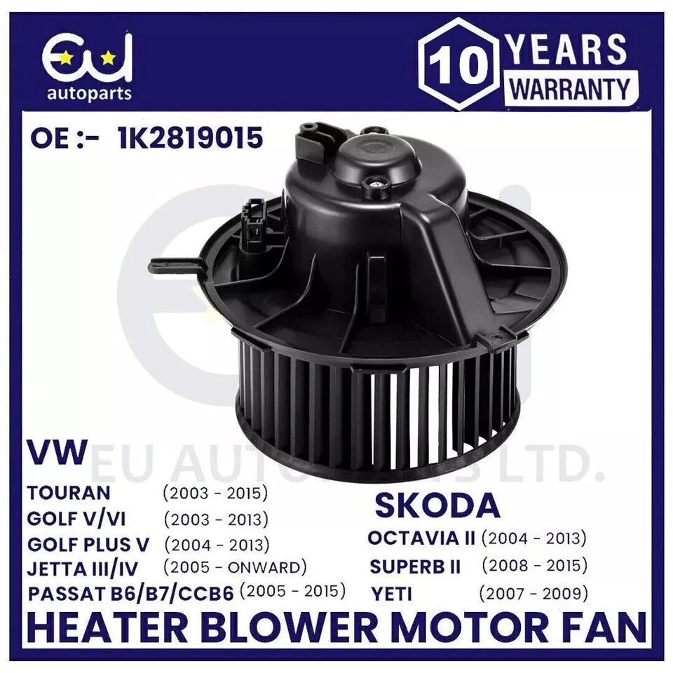 HEATER BLOWER MOTOR FAN FOR SEAT ALHAMBRA LEON ALTEA XL TOLEDO MK3 AUDI A3 Q3