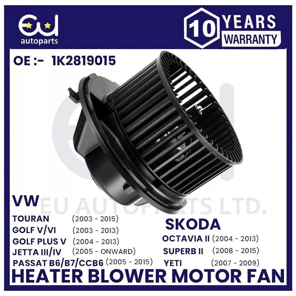 HEATER BLOWER MOTOR FAN FOR SEAT ALHAMBRA LEON ALTEA XL TOLEDO MK3 AUDI A3 Q3