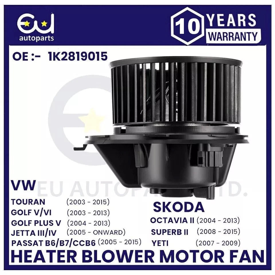 HEATER BLOWER MOTOR FAN FOR SEAT ALHAMBRA LEON ALTEA XL TOLEDO MK3 AUDI A3 Q3