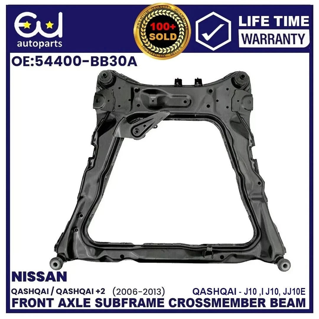 FRONT AXLE SUBFRAME CROSSMEMBER FOR NISSAN QASHQAI J10 1.5 DCI DSL 07-13 NO DPF