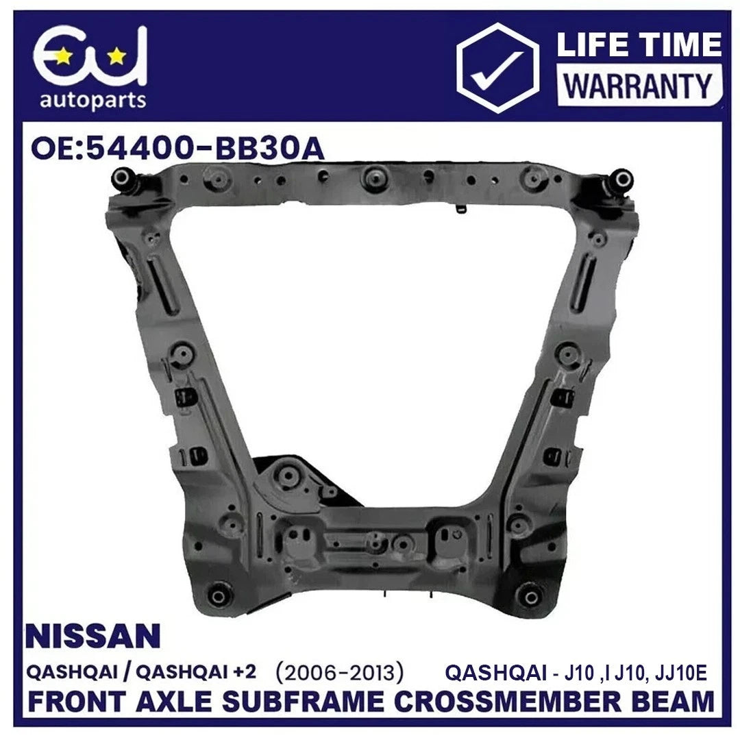 FRONT AXLE SUBFRAME CROSSMEMBER FOR NISSAN QASHQAI J10 1.5 DCI DSL 07-13 NO DPF