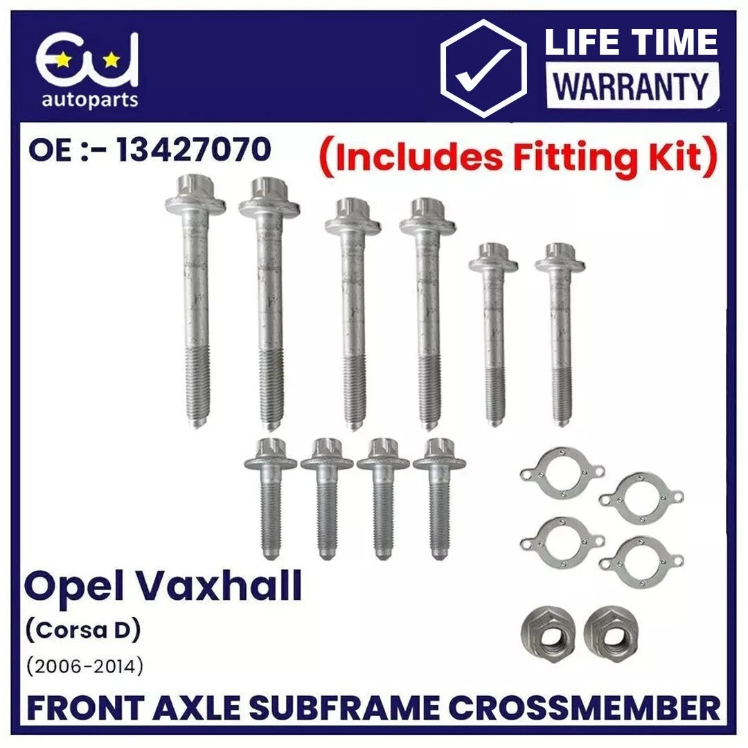 FRONT AXLE SUBFRAME CROSSMEMBER ENGINE FOR OPEL VAUXHALL CORSA D WITH BOLTS