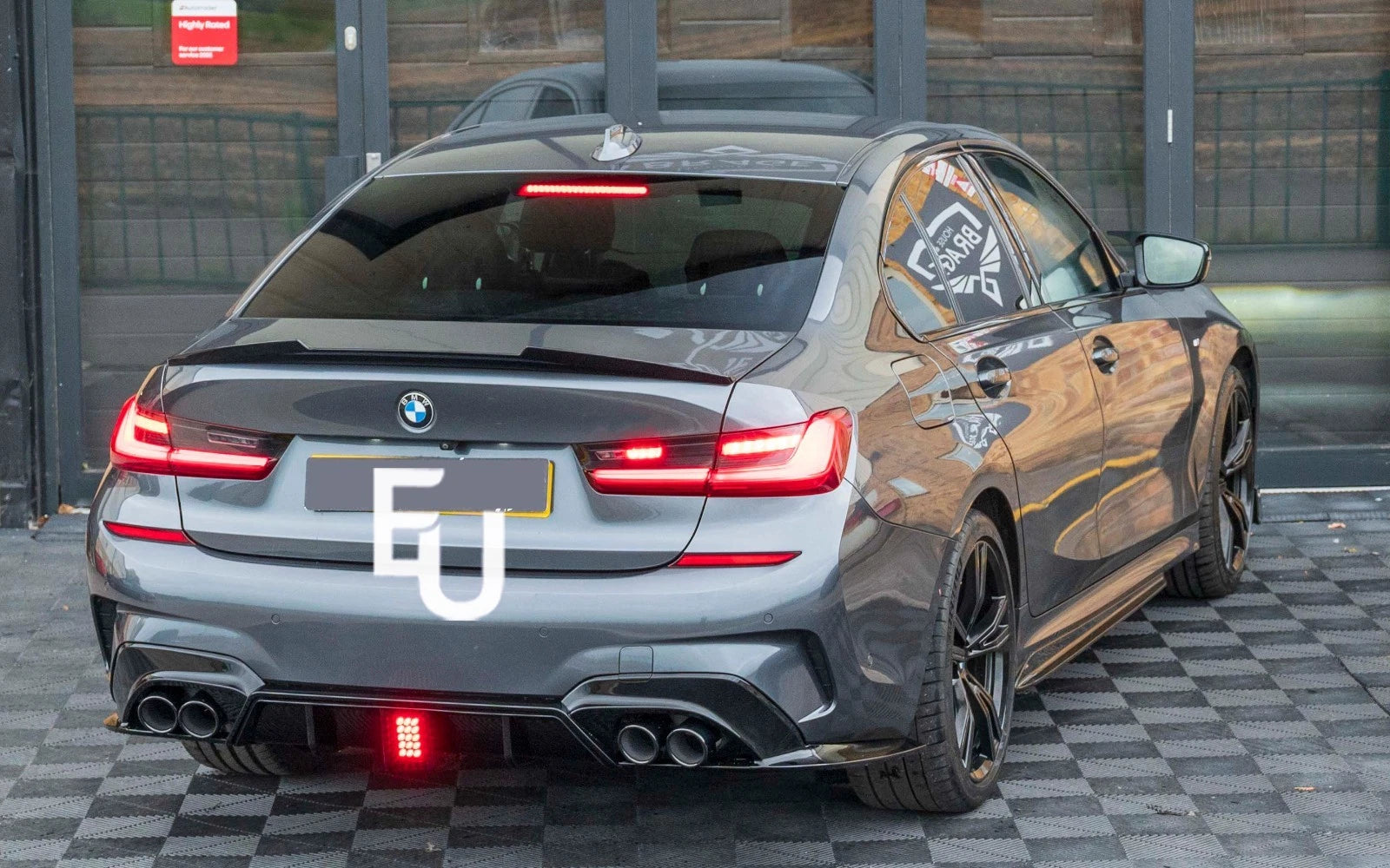 FOR BMW 3 SERIES G20 BODY KIT BODYKIT FRONT SPLITTER LIP REAR LED DIFFUSER SKIRT