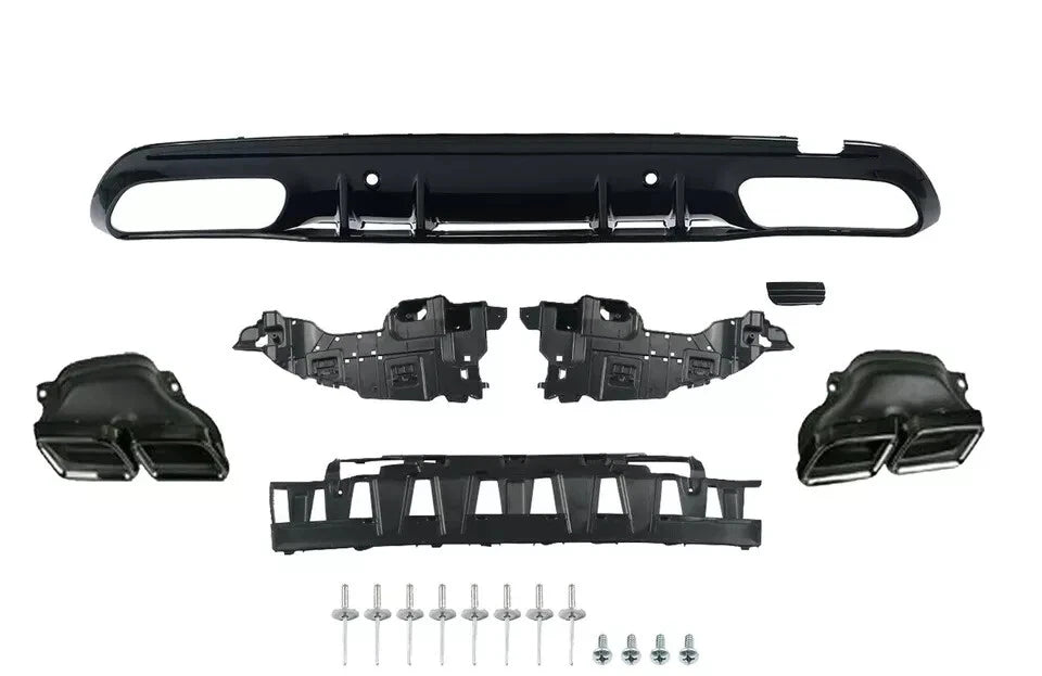 FOR MERCEDES C CLASS S205 C63 BODYKIT BODY KIT FRONT SPLITTER LIP DIFFUSER 15-18