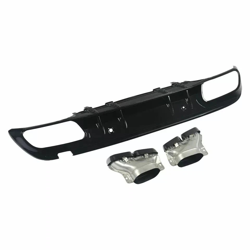 FOR MERCEDES C CLASS S205 C63 BODYKIT BODY KIT FRONT SPLITTER LIP DIFFUSER 15-18