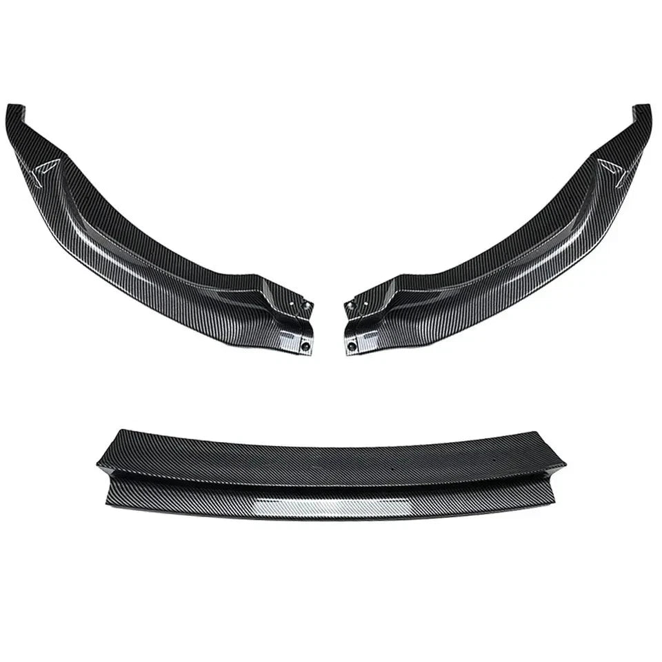 FOR BMW M3 F80 M4 F82 F83 FRONT BUMPER SPLITTER SPOILER LIP CARBON LOOK 2014-20