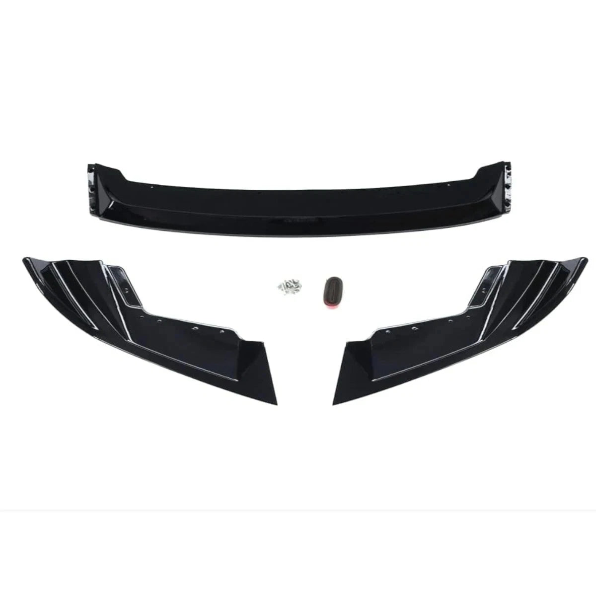 FOR BMW 2 SERIES F87 M2 FRONT SPLITTER SPOILER LIP M SPORT GLOSS BLACK 2016-21